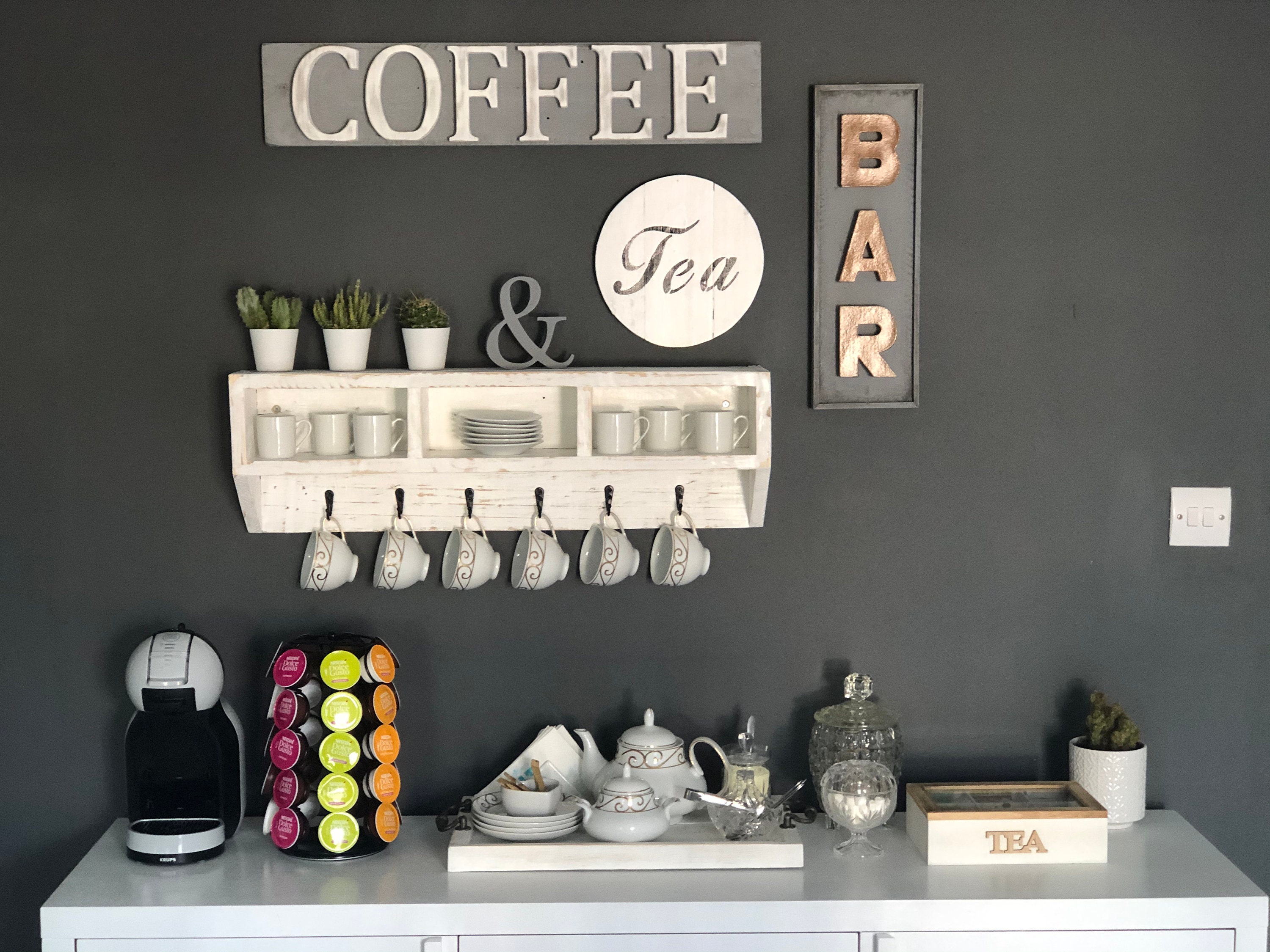 Coffee and Tea Bar Set Etsy