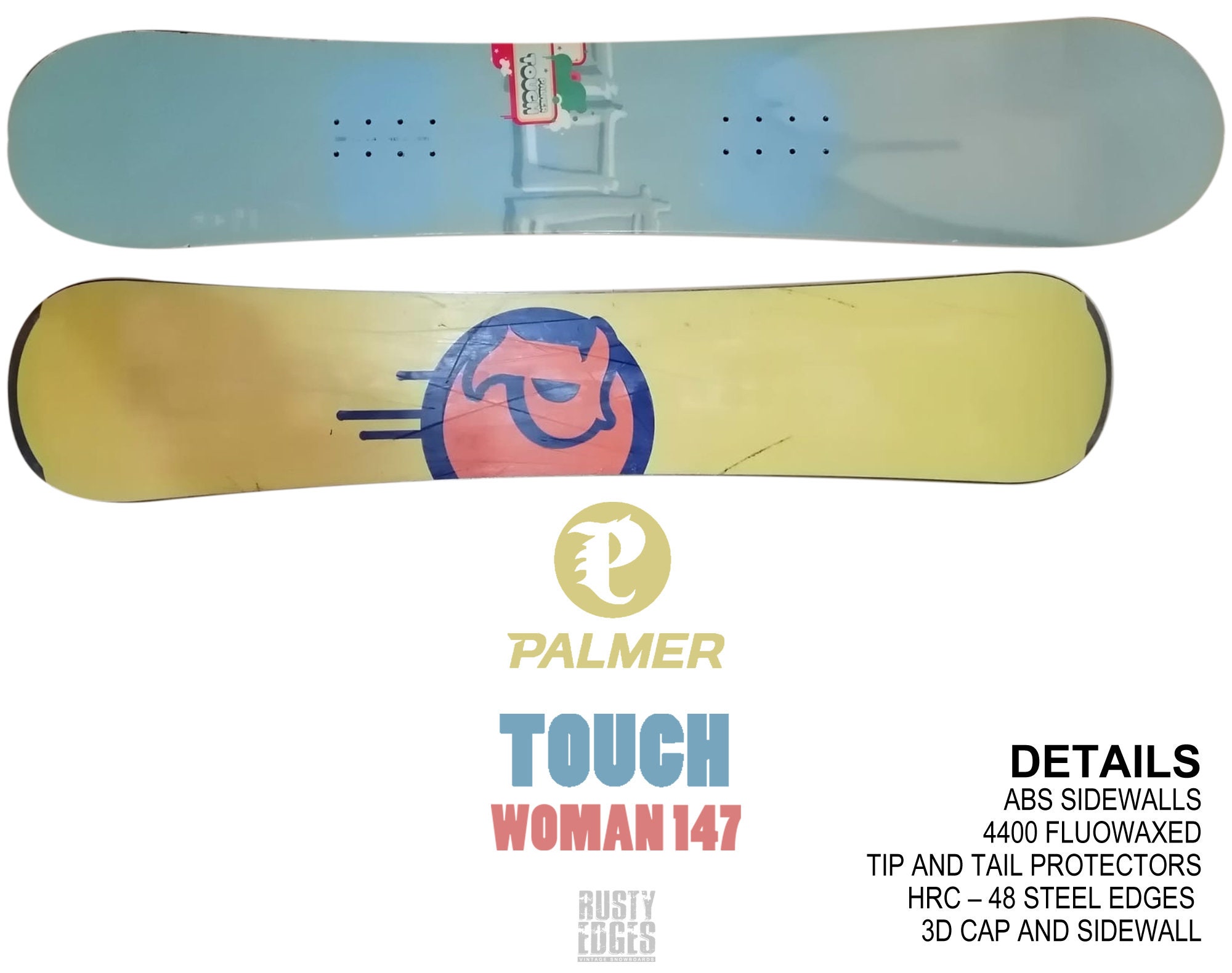 Palmer Touch 147 Vintage Woman Snowboard Etsy