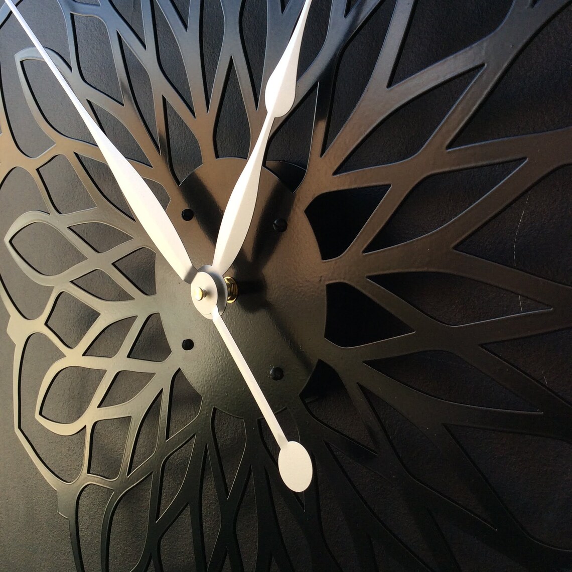 16/21/25/30/36'' New Modern Metal Wall Clock Open Face Etsy