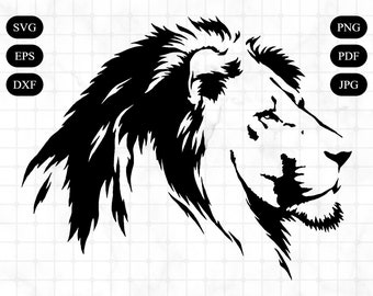 Free Free 123 Lion Head Profile Svg SVG PNG EPS DXF File