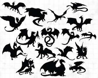 Download Dragon Svg Etsy