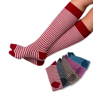 Alpaca Stripe Knee Socks