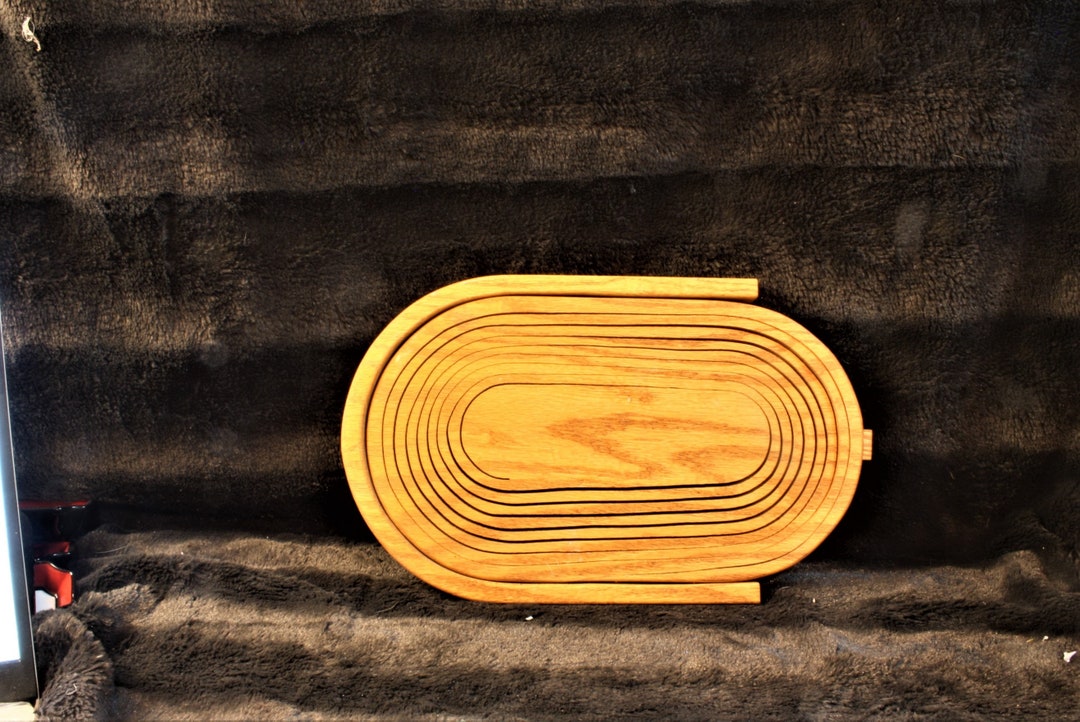 Retro Collapsible Wooden Bread Basket, Very Unusual Etsy