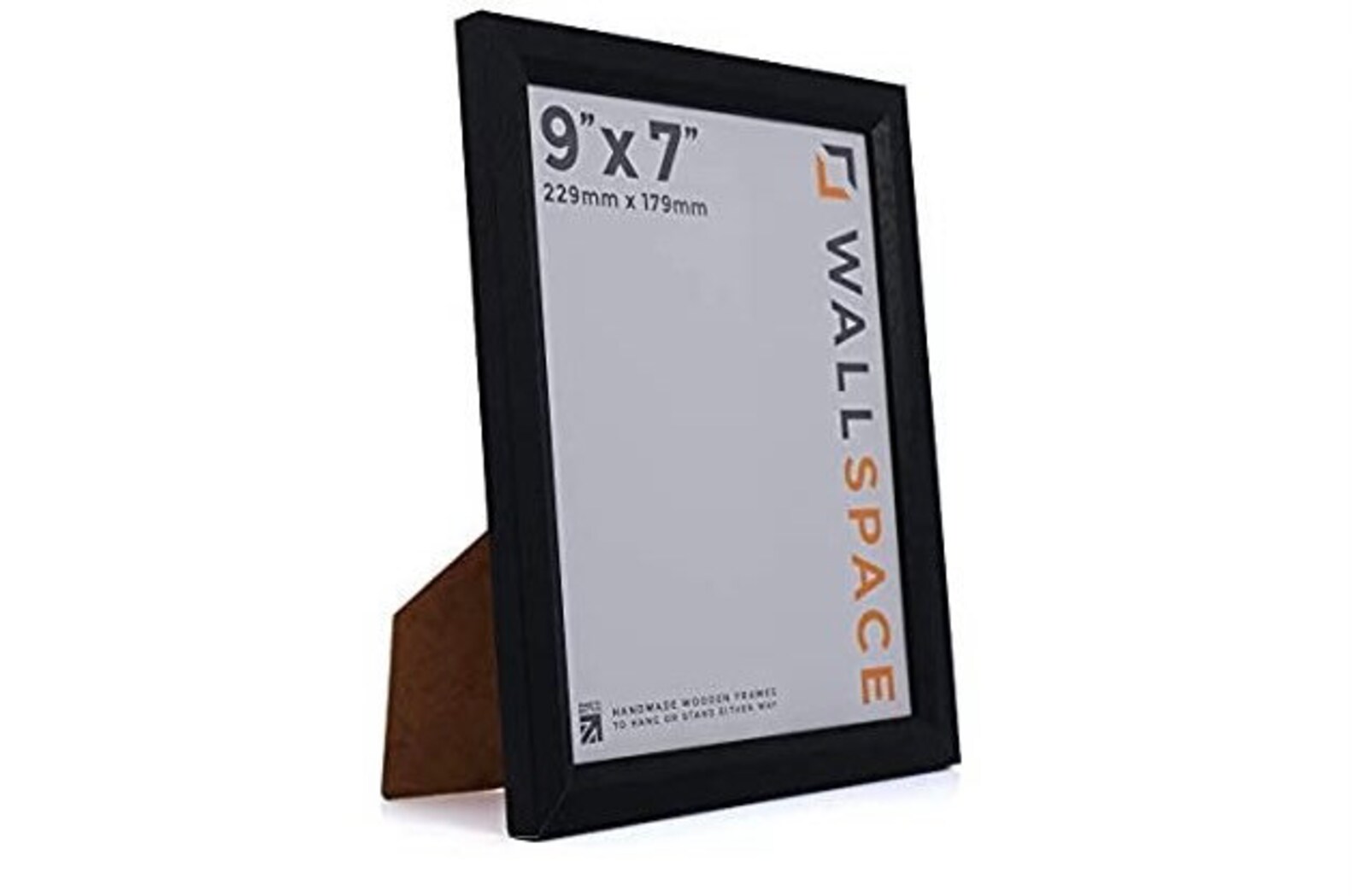 Bevelled 9x7 Black Picture Frames Natural Wood 9x7 Black Etsy