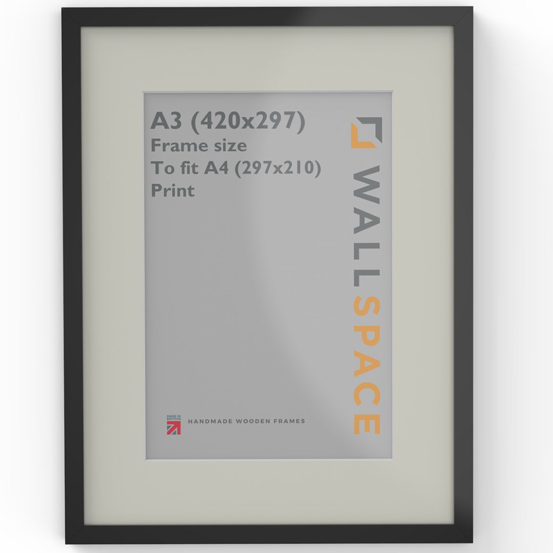 Thin Black Picture Frames With White Matting at Erica Walker blog