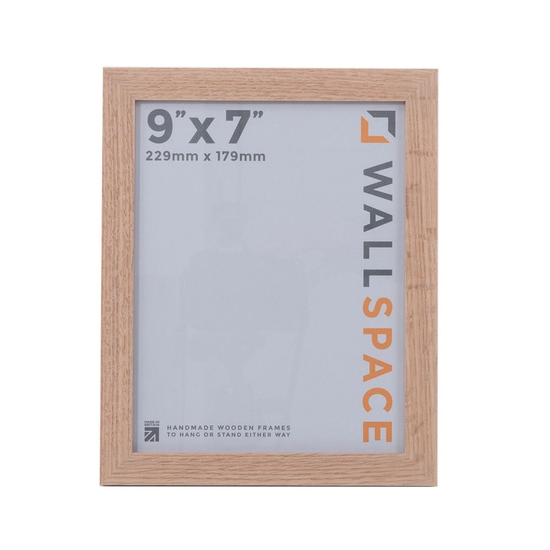 9x7 Oak Frame Natural Light Oak Photo Frames 9x7 Inches 9 Etsy UK