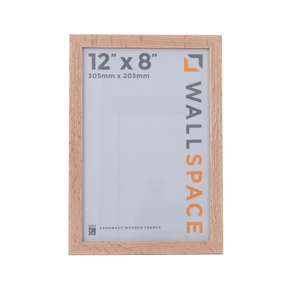 12x8 Oak Frame Natural Oak 12x8 Picture Frame Real Solid Oak