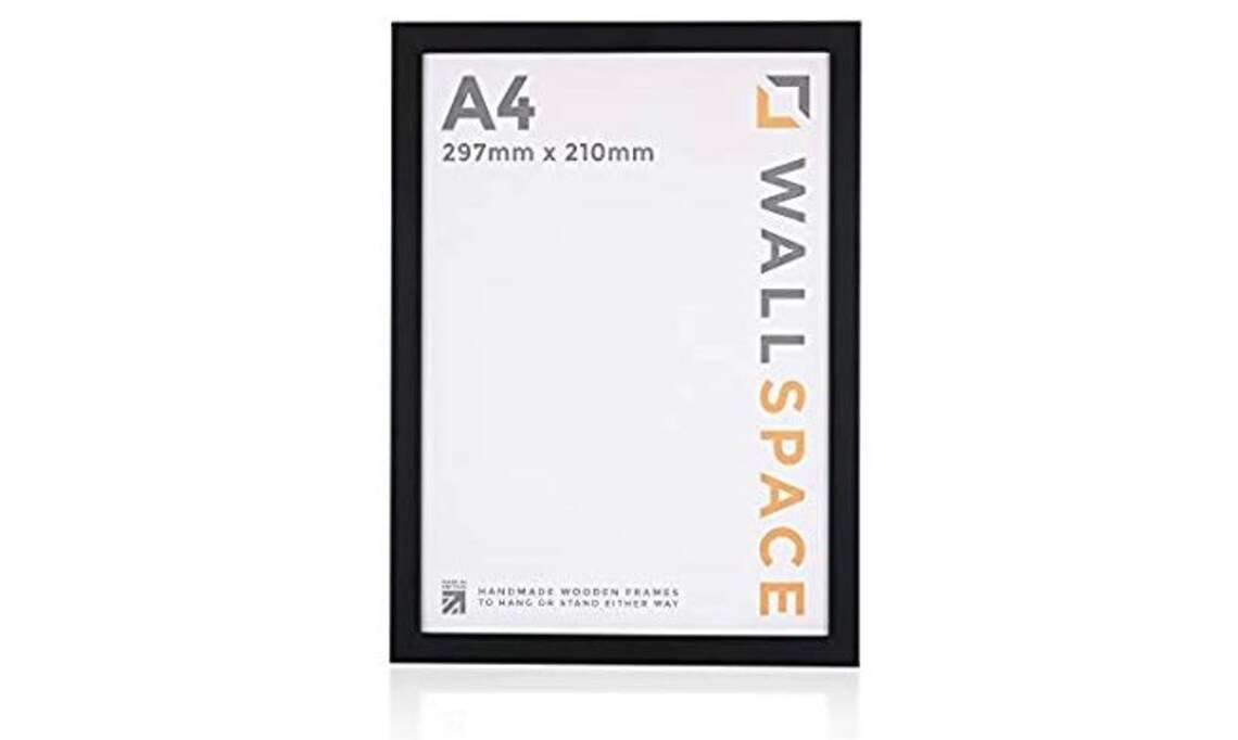 Thin Black A4 Photo Frames 297x 210 Natural Wood A4 Etsy