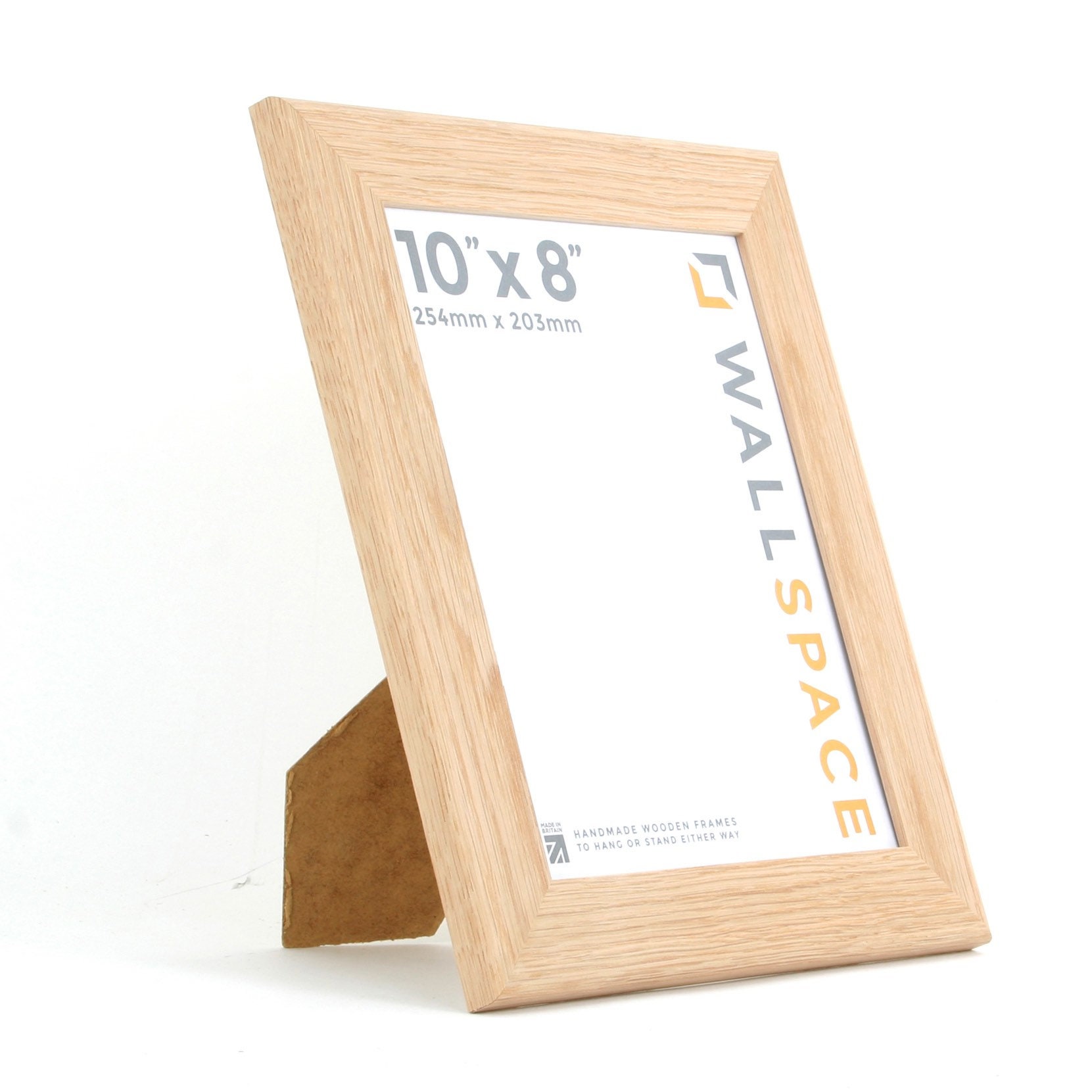 10 x 8 Solid Wood Oak Photo Frame British Hand Made With Real Etsy