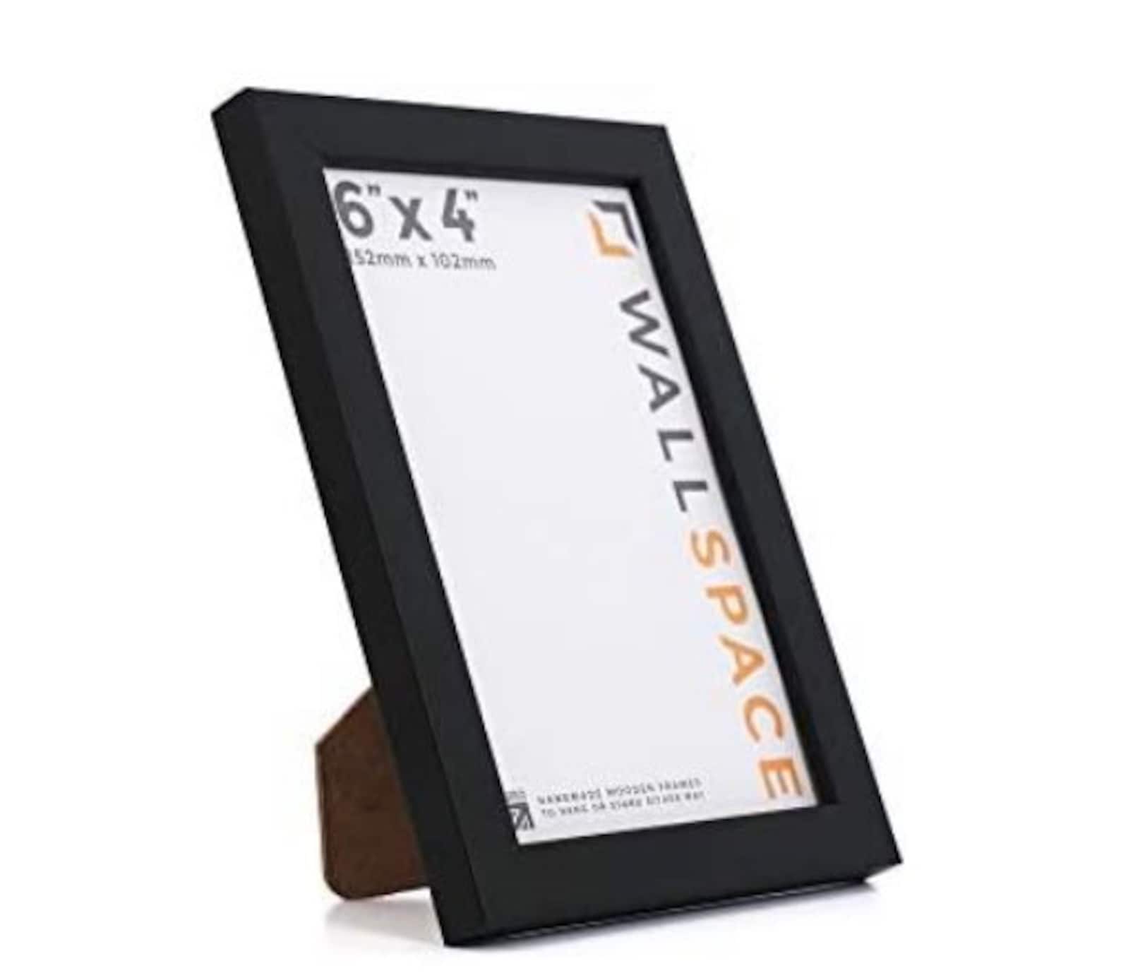 Black 6 X 4 Photo Frame 6x4 1 Black Photo Frame 6 x 4 inch Wooden Photo Frame | Etsy