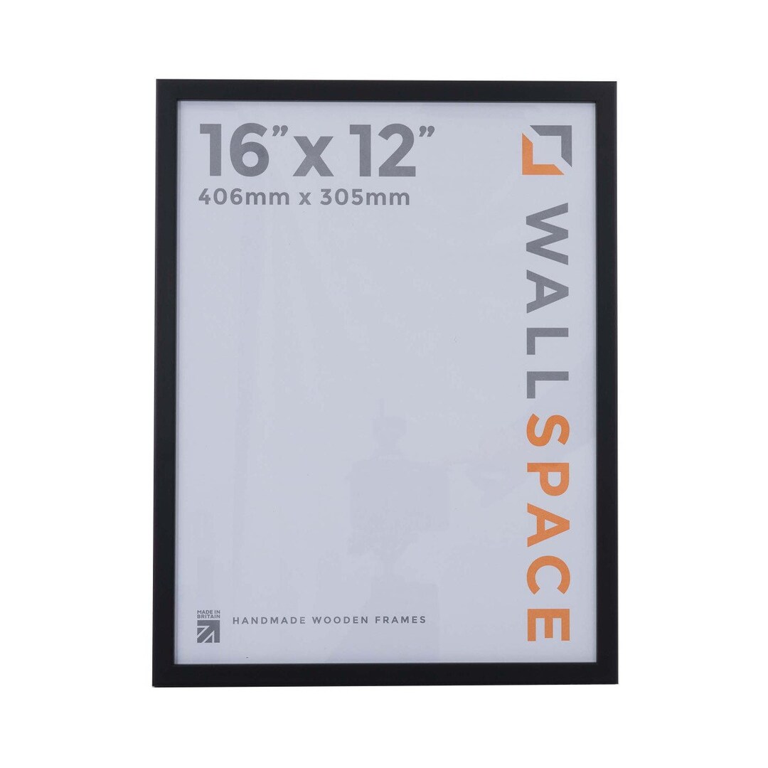 16x12 Thin Black Frame Thin Black Picture Frame 16x12 Inches Natural Wood 16x12 Black Frames