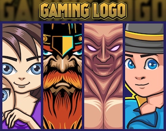 Custom Mascot logo/ Cartoon Logo/ Gaming Logo/ Twitch Logo/ Youtube Logo/ / Esports logo/ Caricature/ Portrait logo/ Business Logo Design