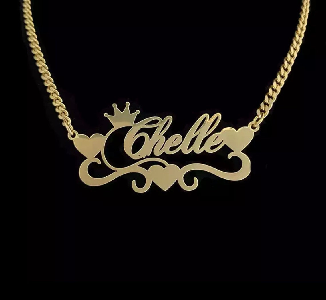 Custom Name Necklace Personalized Name Necklace Name Etsy Custom Name Necklace Personalized Name Necklace Name Etsy