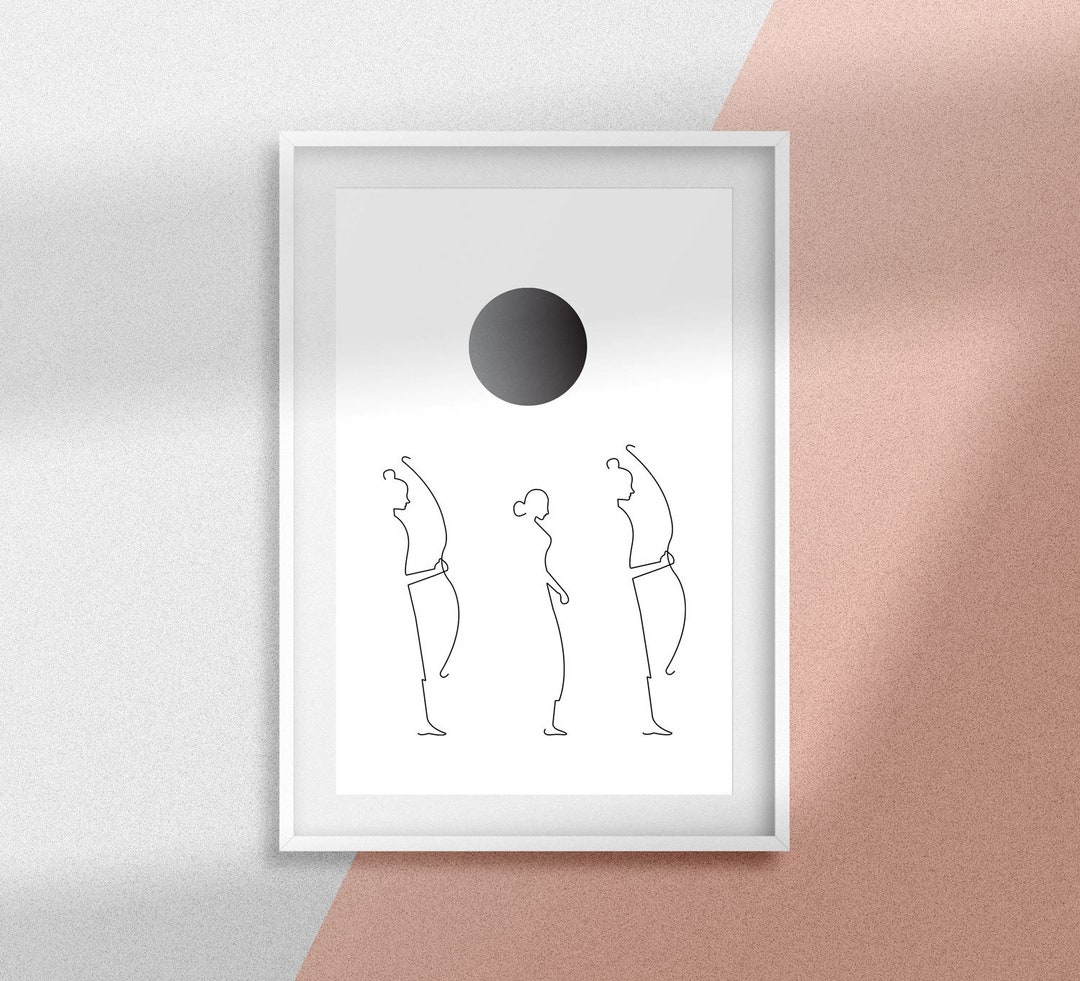Buy Minimalist Lord Rama Vanvas Line Art Print, Minimalist Art ...