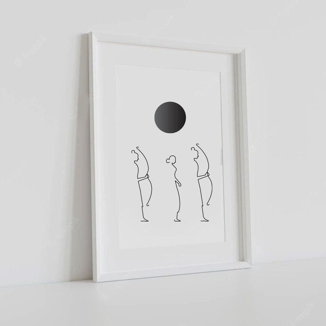 Buy Minimalist Lord Rama Vanvas Line Art Print, Minimalist Art ...