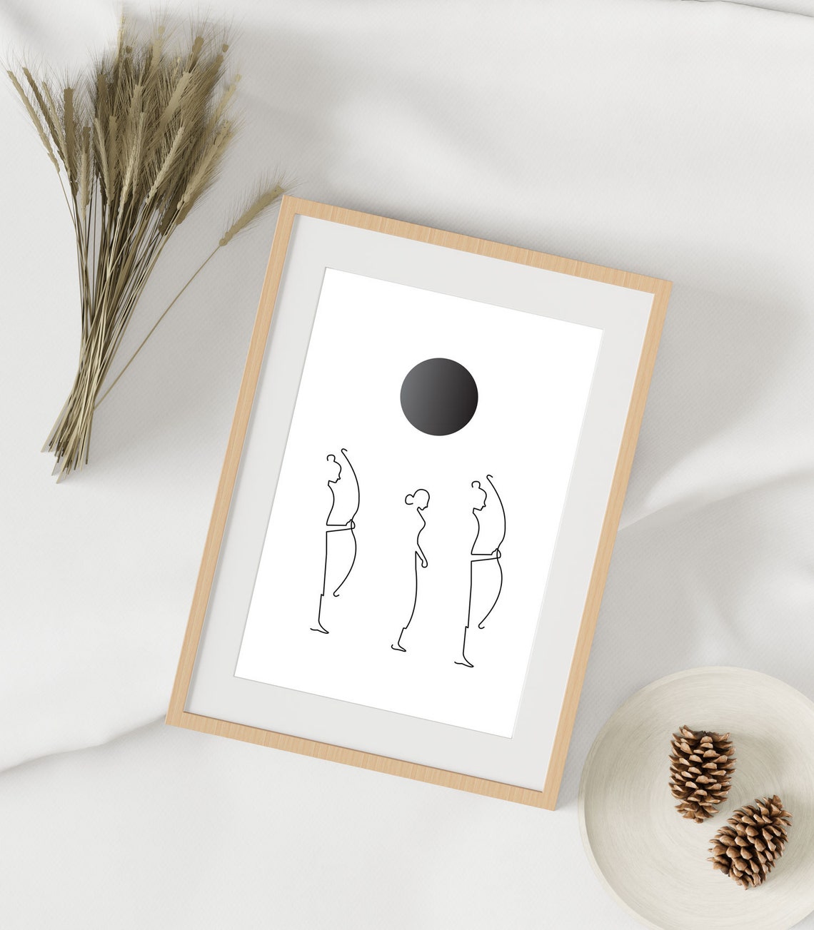 Buy Minimalist Lord Rama Vanvas Line Art Print, Minimalist Art ...
