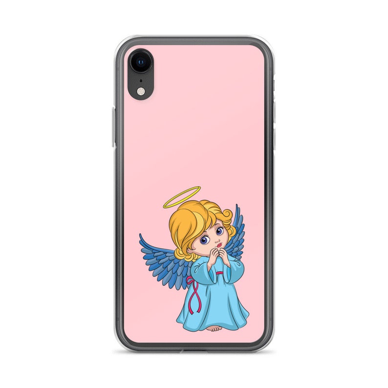 Phone Case Pink Cute Angel Personalized phone case Pink, Angel with room for pop socket image 4