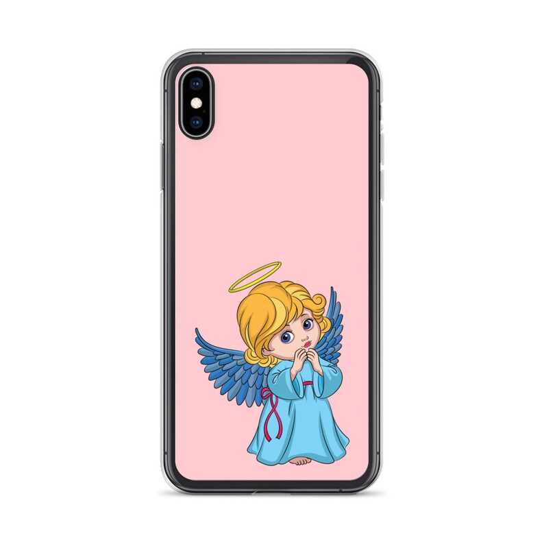 Phone Case Pink Cute Angel Personalized phone case Pink, Angel with room for pop socket image 8