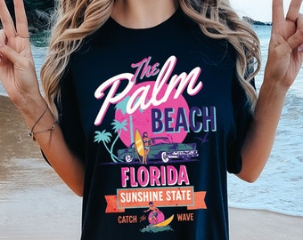 Palm Beach Florida T-Shirt, Florida Tshirt, Florida Vacation Tshirt, Florida Beach Shirt, Summer T-Shirt, Summer Beach Shirt