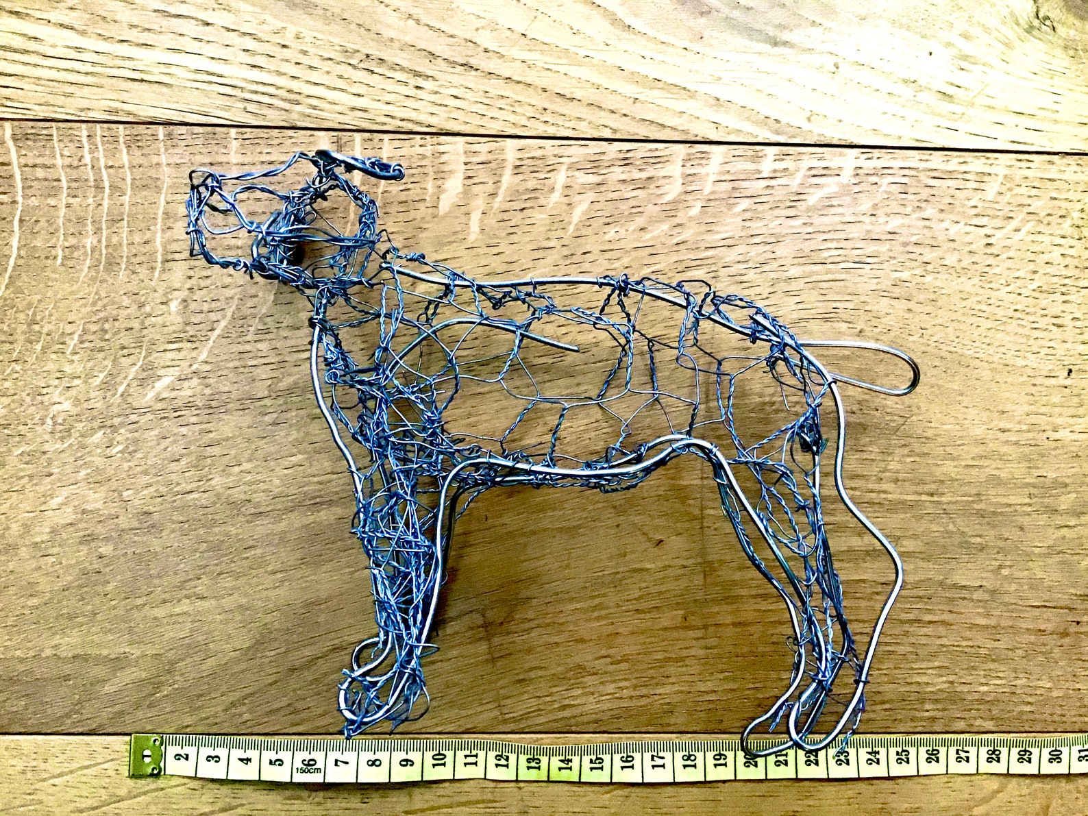 Easter Wire Dog Sculpture Labrador Retriever Original Art Etsy