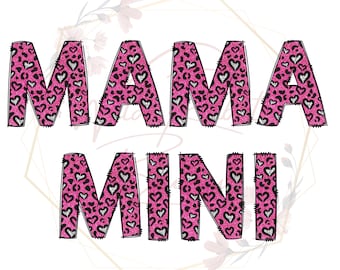 Mama Mini Valentine's png, valentines day png, valentines shirt design, valentine shirt png, mama mini valentines deisgn