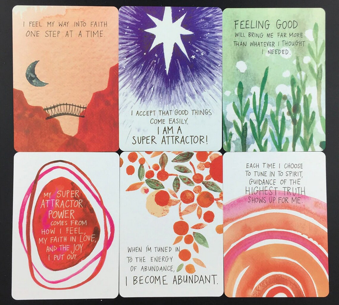 Super Attractor Oracle Cards 52Pcs Oracle Cards Classic Etsy