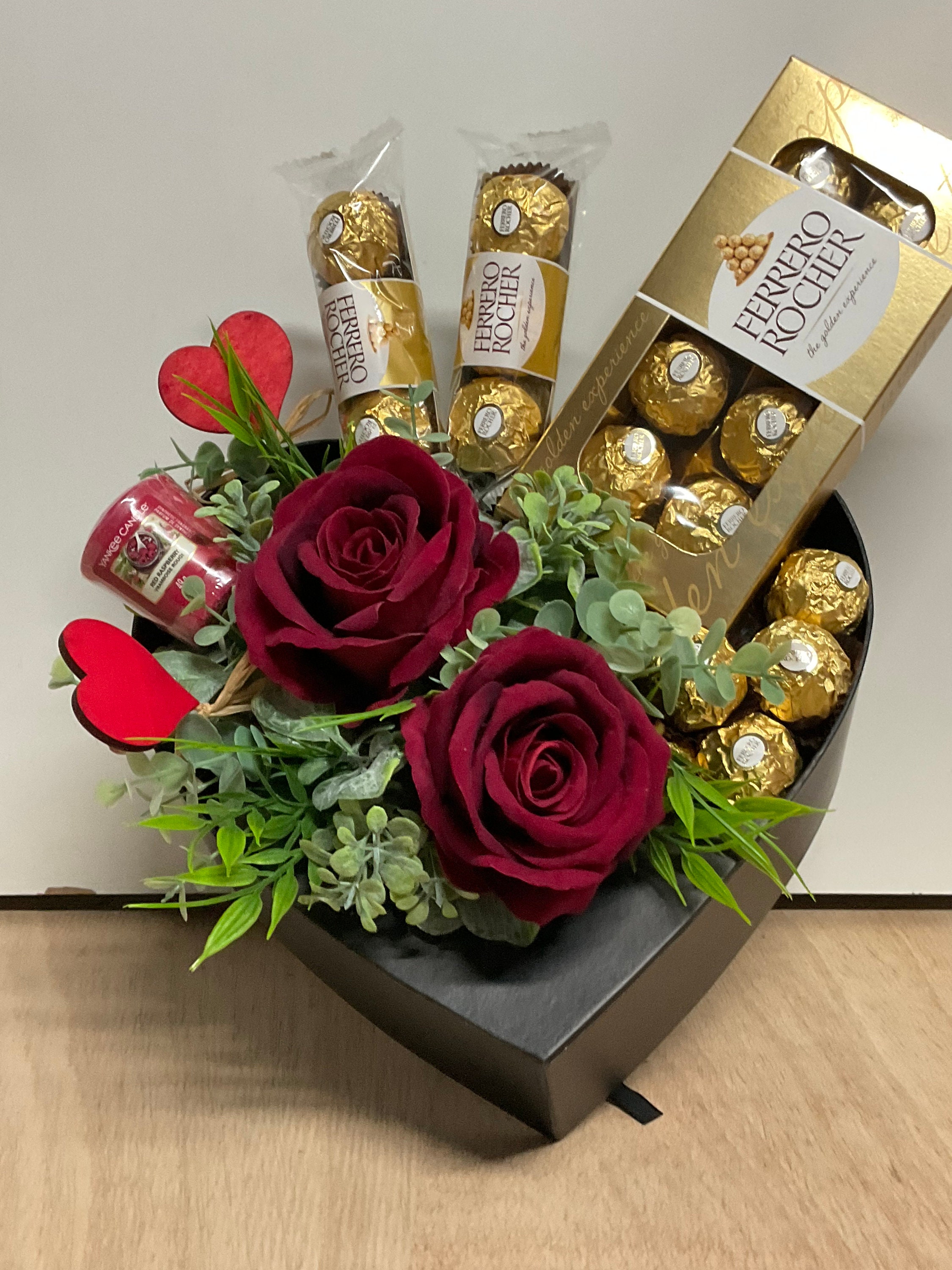 Ferrero Rocher Chocolate Gift Box Ferrero Rocher Valentines Etsy