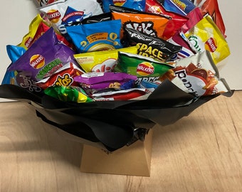 Retro Crisps Savoury Crisp Bouquet | Crisps Gift Hamper | Pub Snacks | Retro Crisps Selection | Walkers Crisps | Gifts For Him Or Her