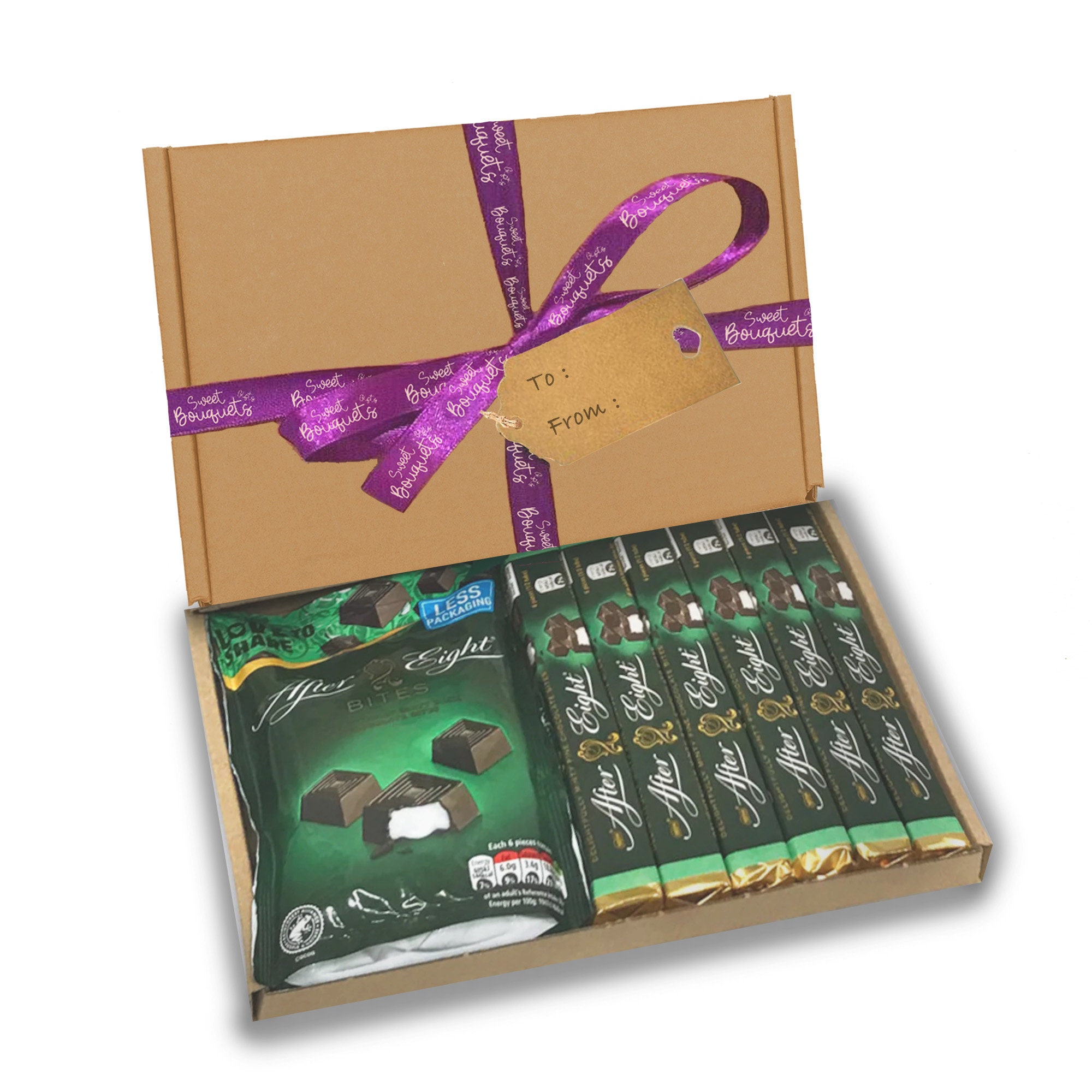 After Eight Luxury Chocolate Selection Box, Chocolate Hamper, Gifts for  Him, Gifts for Her, Personalised Gift, After Eight Gift Box, Mint 