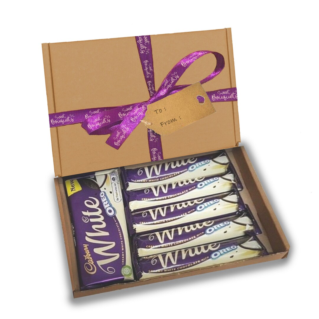 Cadburys White Oreo Selection Box, Chocolate Hamper, Gifts for Him ...