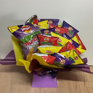 Walkers Crisps Variety Savoury Bouquet | Walkers Crisp Bouquet | Savoury Snacks | Crisps Bouquet | Crisps Hamper | Gifts For Him And Her