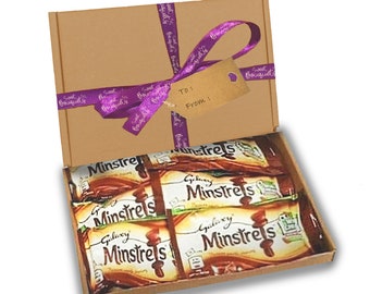 Galaxy Minstrels Chocolate Selection Box, Chocolate Hamper, Gifts For Him, Gifts For Her, Personalised Gift, Galaxy Chocolate Selection