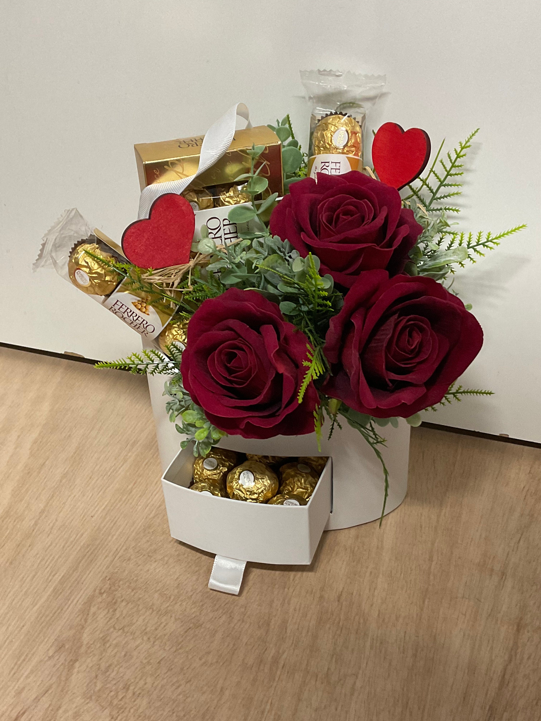 Ferrero Rocher Chocolate Gift Box Ferrero Rocher Valentines Etsy Uk