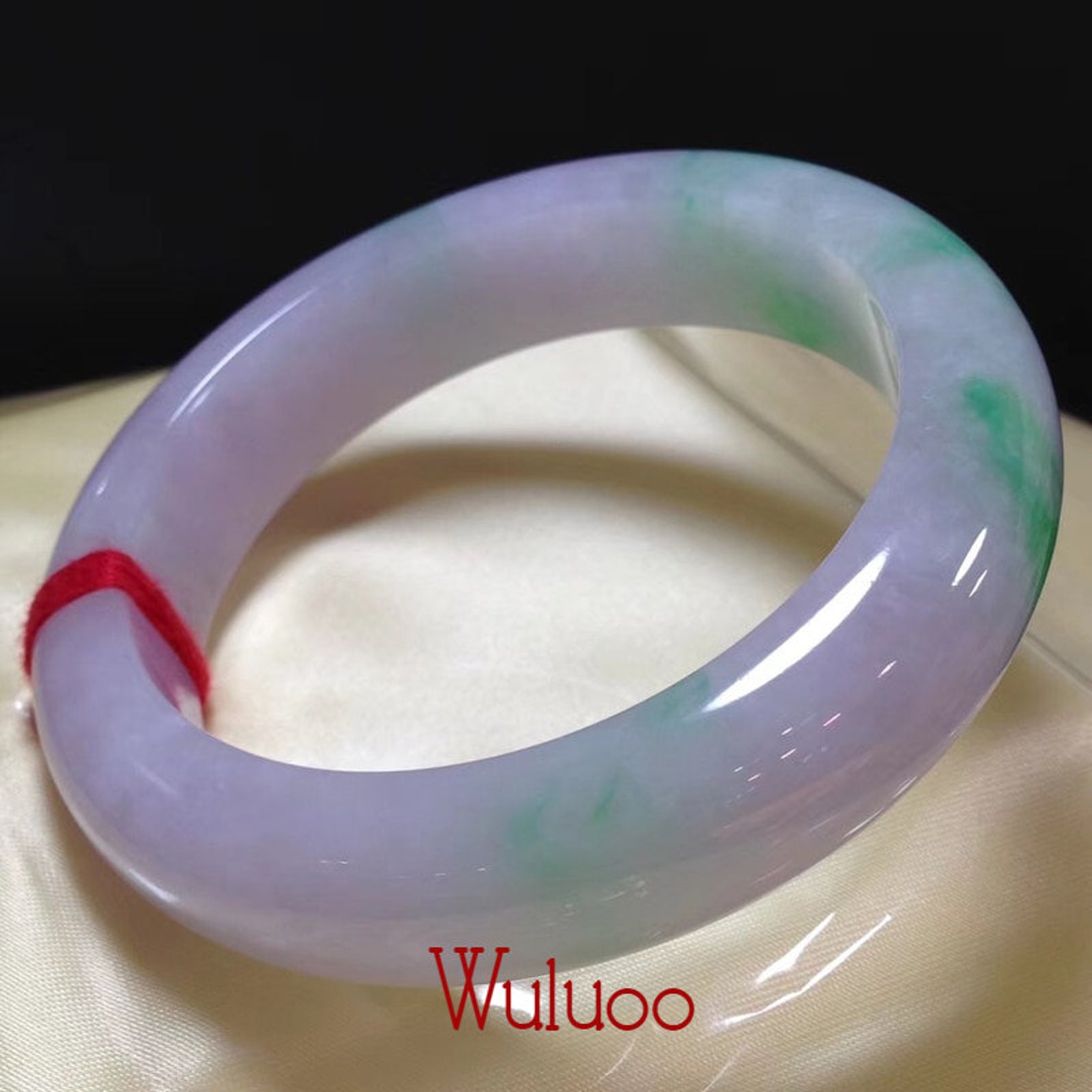 100 Natural Burmese Jade Light Purple Bangle Bracelet Pure Etsy