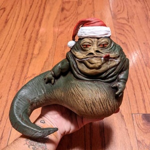 Christmas Jabba The Hutt Figure Jumbo and mini sizes available: Star Wars image 1