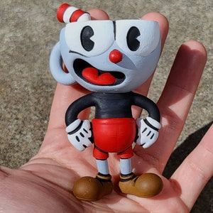 Cuphead ( Stand or Diorama Available ): Cuphead Game Replica