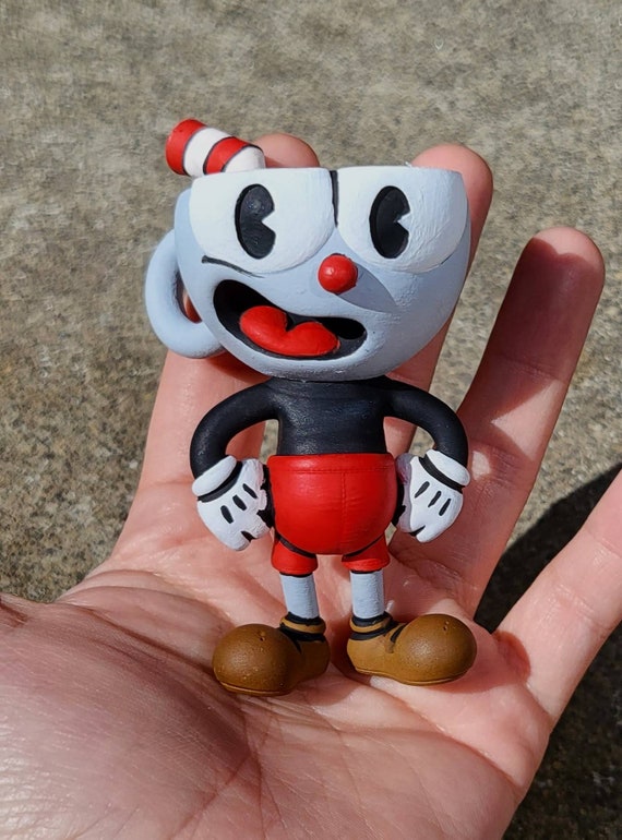 楽天コレクション　CUPHEAD D賞　缶ミラー Cuphead ( Stand or Diorama Available ): Cuphead Game Replica - Etsy