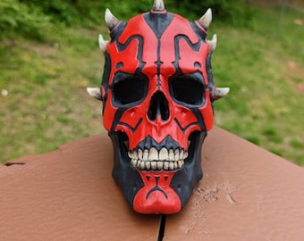 Darth Maul Skull; Resin Printed Art