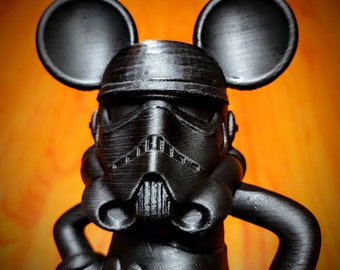 Mickey Mouse Storm Trooper (impresión 3D) 10" de alto