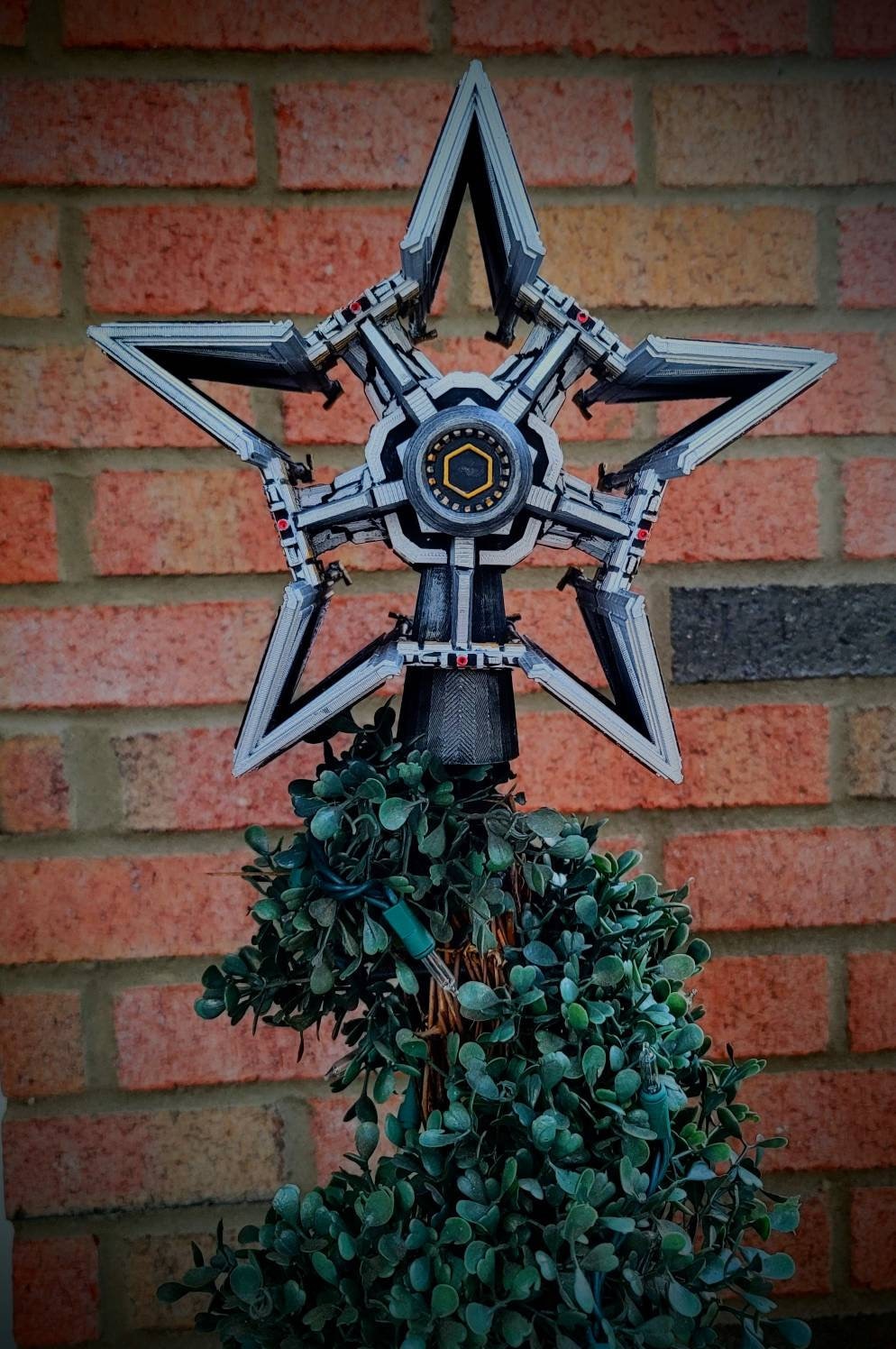 スターウォーズ TIEファイター クリスマスツリートッパー：3Dプリント