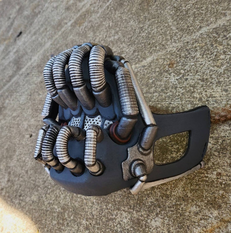 Screen Accurate Bane Mask 3D print Dark Knight , cosplay replica image 1