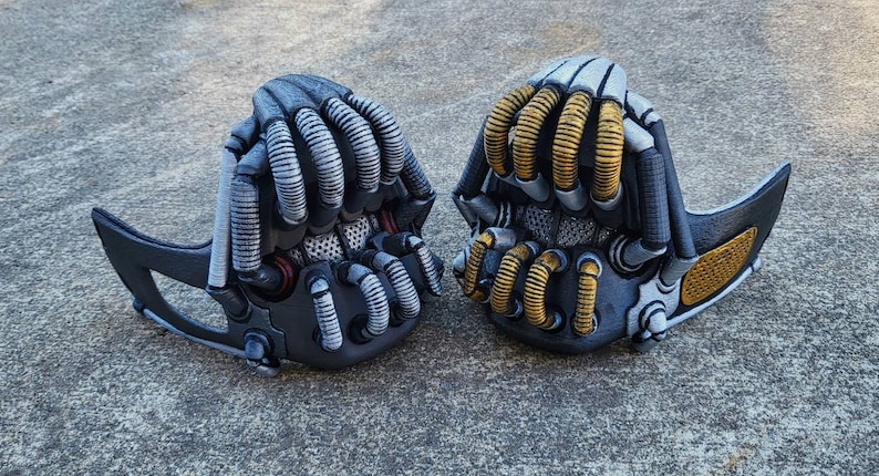 Screen Accurate Bane Mask 3D print Dark Knight , cosplay replica image 8