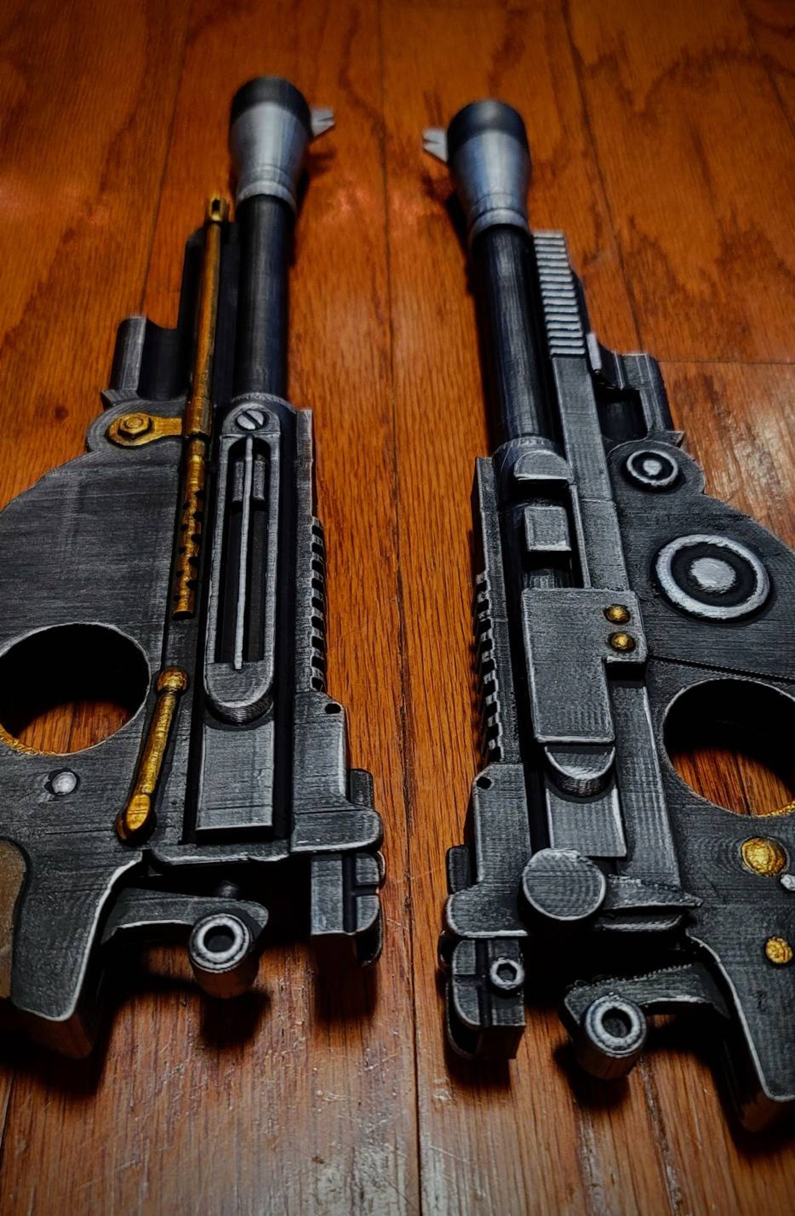 mandalorian with blaster