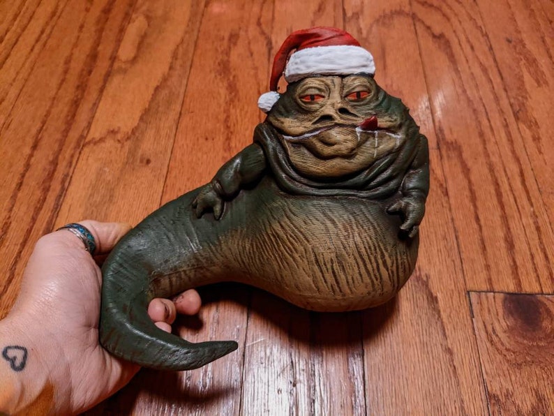 Christmas Jabba The Hutt Figure Jumbo and mini sizes available: Star Wars image 6