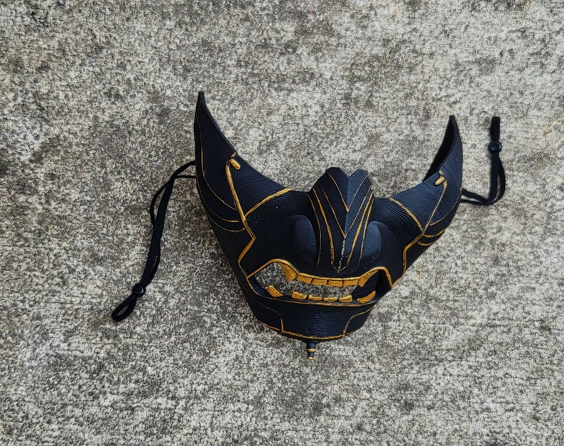 Ghost of Tsushima Ghost Mask Replica Gold or Silver Jin Etsy