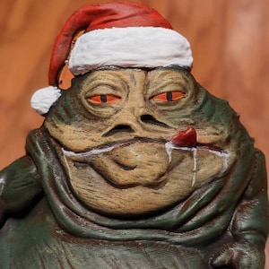 Christmas Jabba The Hutt Figure Jumbo and mini sizes available: Star Wars image 2