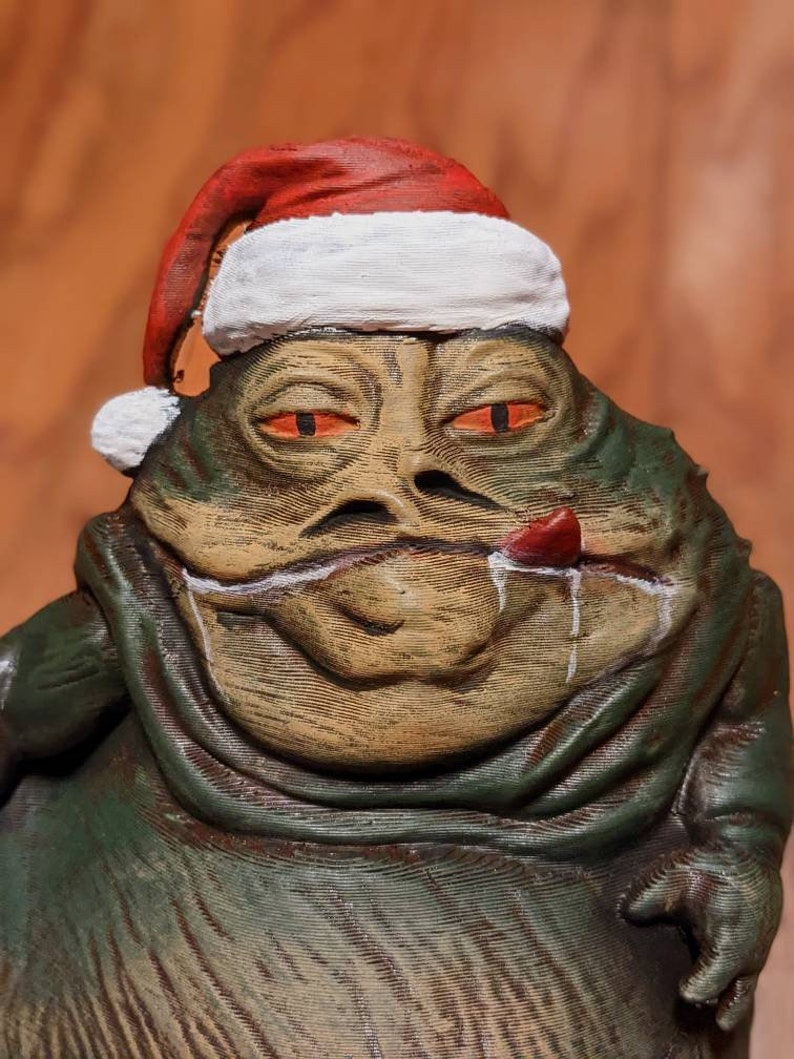 Christmas Jabba The Hutt Figure Jumbo and mini sizes available: Star Wars image 2