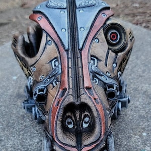 Steampunk Fox Skull : 3D Printed