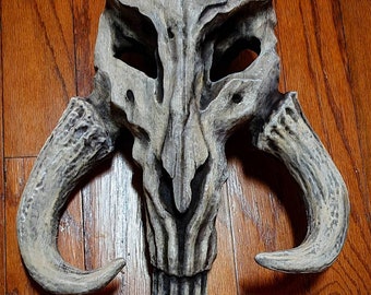 Mythosaur Skull : Knochen oder Beskar, Man Cave Room Decor, Mandalorian Show Replik