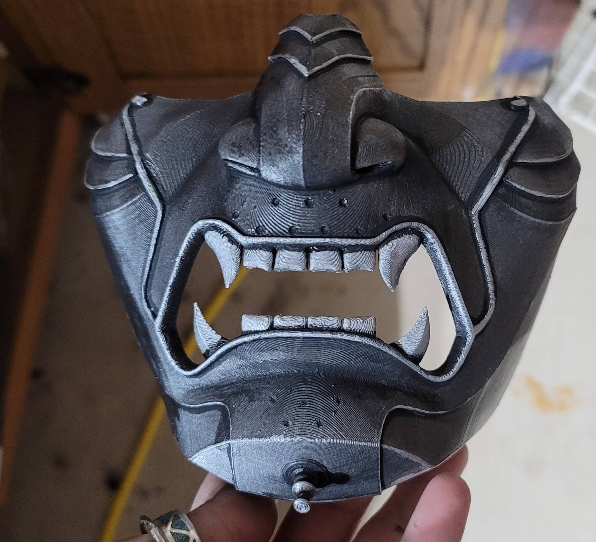 Ghost of Tsushima Ghost Mask Replica Jin Sakai Samurai Mask Etsy